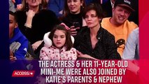Katie Holmes and Daughter Suri Cruise Are All Smiles At New York Knicks Basketball Game