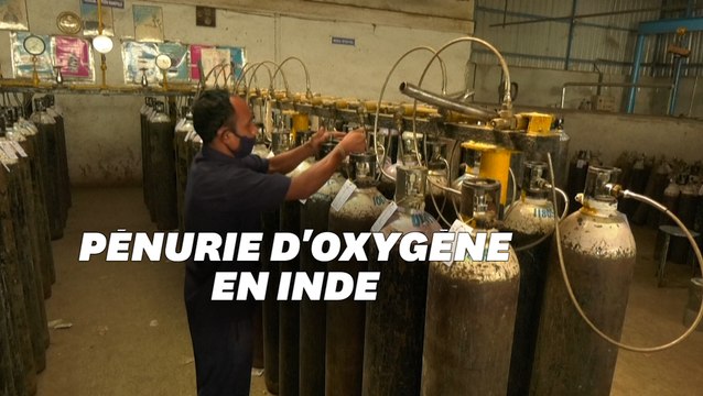 En Inde, la pénurie de bouteilles d'oxygène plonge le pays dans une crise majeure