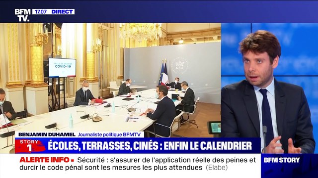 Story 1 : Écoles, terrasses, cinés, ... Enfin le calendrier de réouverture ? - 21/04