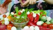 Asmr Veggie Platter + Spicy Thai Dipping Sauce *Recipe (Satisfying Crunch Eating Sounds) | Sas-Asmr