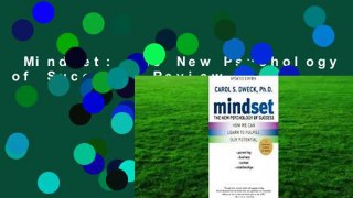 Mindset: The New Psychology of Success  Review