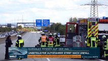 Welt Thema: Illegales Autorennen Auf A66 - Unbeteiligte Frau Verbrennt Bei Unfall