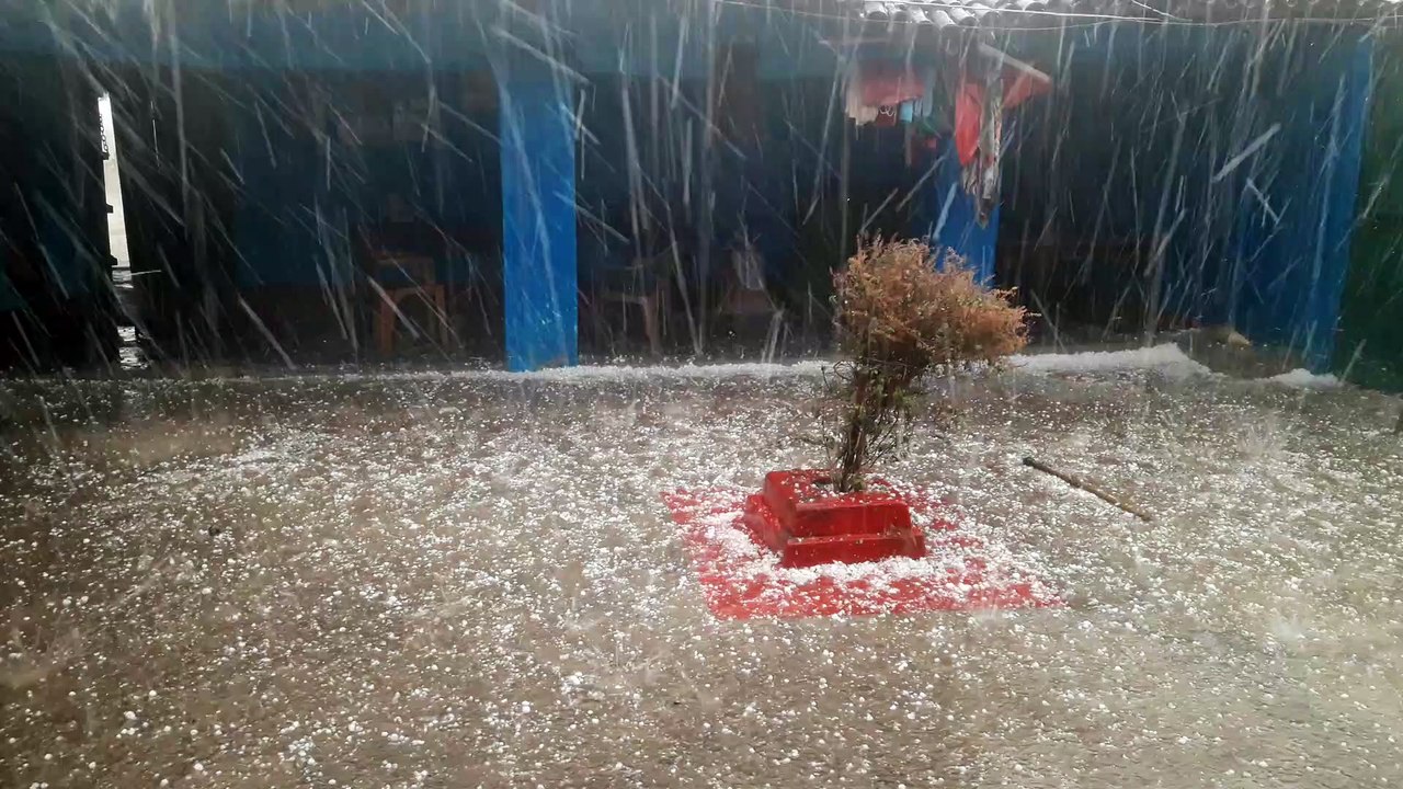 Raining