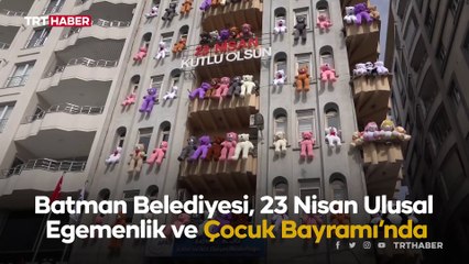 Batmanlı çocuklara 23 Nisan sürprizi