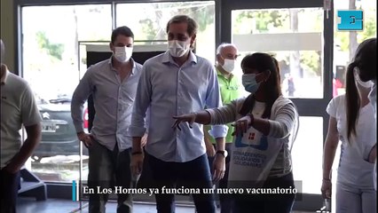 En Los Hornos ya funciona un nuevo vacunatorio