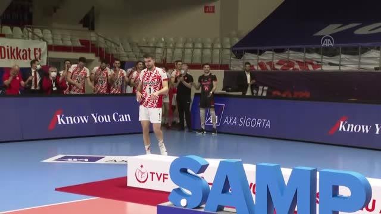 Voleybol: AXA Sigorta Efeler Ligi şampiyonu Ziraat Bankkart oldu (2)