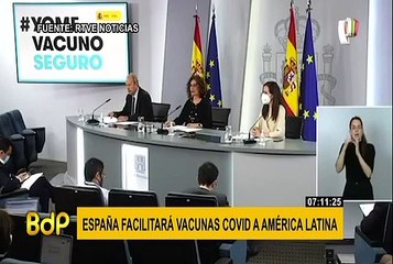 COVID-19: España anuncia que facilitará vacunas a América Latina
