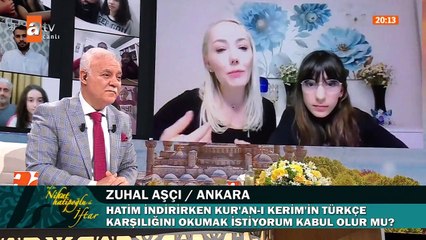 Hatim indirirken Kur'an-ı Kerim'in Türkçe karşılığını okumak istiyorum kabul olur mu?