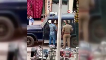 - Maske takmadığı için ceza kesen polise tokat attı
