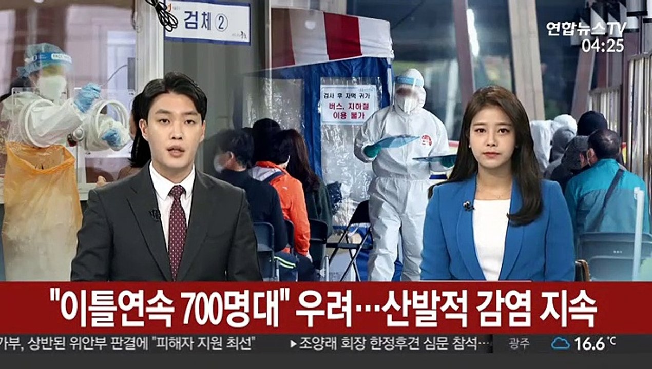 "이틀연속 700명대" 우려…산발적 감염 지속