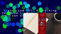 [Read] Law 101: Everything You Need to Know about American Law  For Online