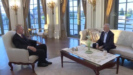 Cumhurbaşkanı Erdoğan, SP Yüksek İstişare Kurulu Başkanı Asiltürk'le iftarda bir araya geldi