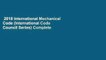 2018 International Mechanical Code (International Code Council Series) Complete