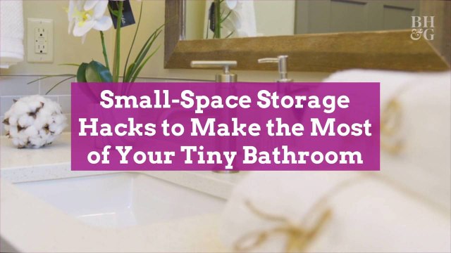 14 Small-Space Storage Hacks to Make the Most of Your Tiny Bathroom