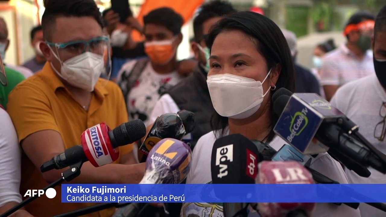 "No se meta en mi país", dice Keiko Fujimori a Evo Morales por balotaje en Perú