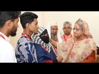 প্রধানমন্ত্রীর সামনে কাঁদলেন নুসরাতের মা || jagonews24.com