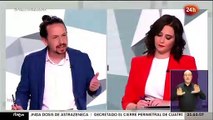 Pablo Iglesias a Ayuso: 