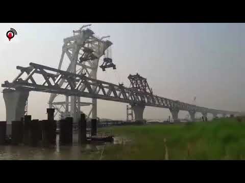 পদ্মা সেতুর ১৬৫০ মিটার দৃশ্যমান || jagonews24.com