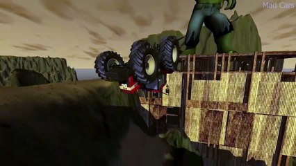 Hulk Trying To Catch Jumping Cars - Beamng Drive