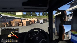 Nyopir di Euro Truck Simulator 2 | Kirim Muatan Kayu Gelondongan 22 Ton Rute Aberdeen ke Carlisle UK