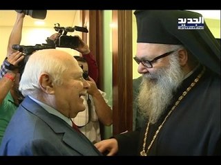 إجتماع الأرثوذكسي في البلمند بزعامة عصام فارس - جويل الحاج موسى