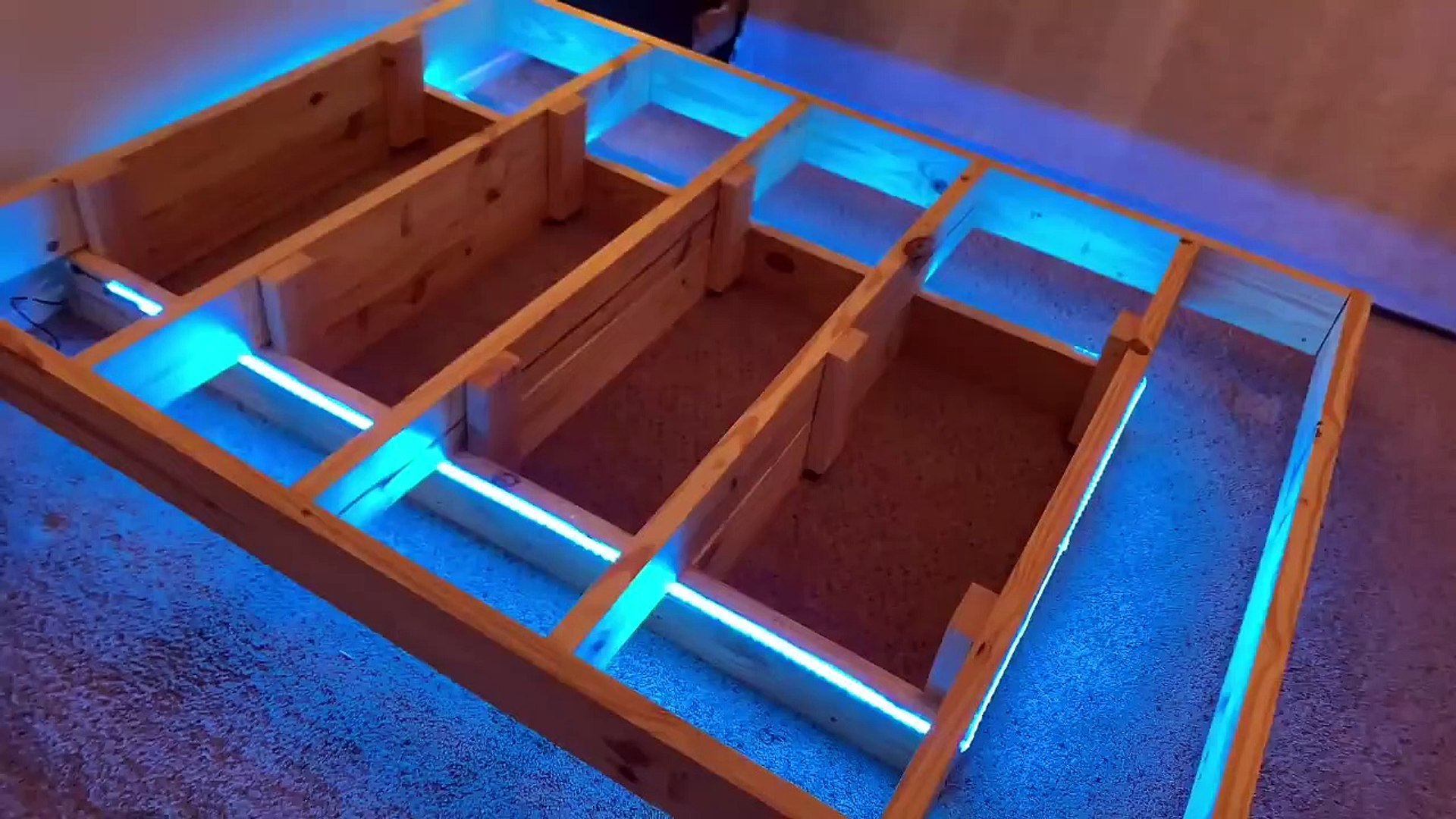 Diy Floating Bed Frame With Led Lights - video Dailymotion