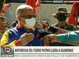 RUTA DEL FUEGO PATRIO | Antorcha Libertaria y Bolivariana rumbo a Carabobo llegó a Guarenas