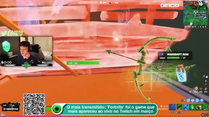 O mais transmitido- 'Fortnite' foi o game que mais apareceu ao vivo no Twitch em março