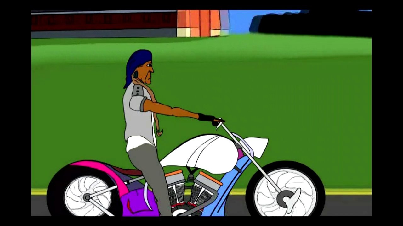 Vélo Solitaire Dessin Animé LoneRider TeaserTrailer WAS CALLED IN AMERICA