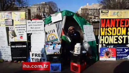Beyaz Saray’ın önünde 36 senedir süren protesto