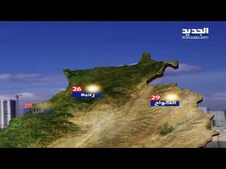 نشرة الطقس المسائية  03-06-2017 مع دارين شاهين