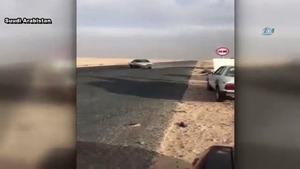 Şov yaparken kameramana çarptı