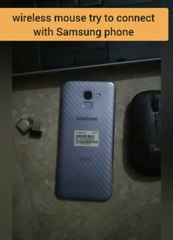 How to connect wireless mouse with Android phone work or Not.