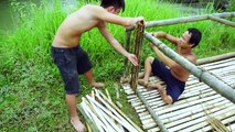 Building The Most Incredible Bamboo House In The Deep Jungle By Ancient Decoration