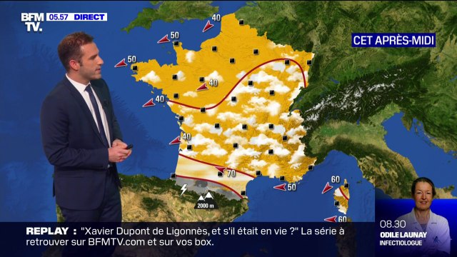 Un temps ensoleillé au Nord et plus mitigé dans le Sud prévu ce jeudi