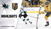 Sharks @ Golden Knights 4/21/21 | NHL Highlights