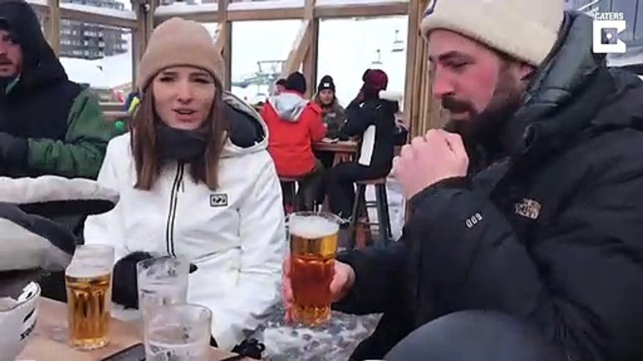 Sa bière gèle complètement... enfin presque