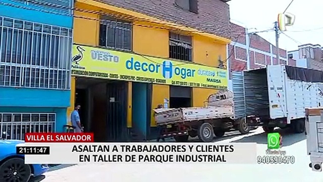 VES: asaltan a trabajadores y clientes en taller de parque Industrial