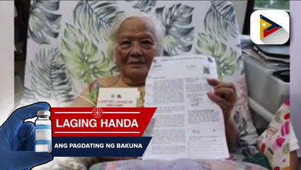 Home service, alok ng Taguig LGU sa mga bedridden residents na nais magpabakuna