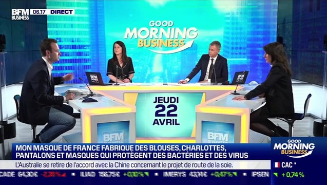 La pépite : Mon masque de France fabrique des blouses, charlottes, pantalons et masques qui protègent des bactéries et des virus, par Lorraine Goumot - 22/