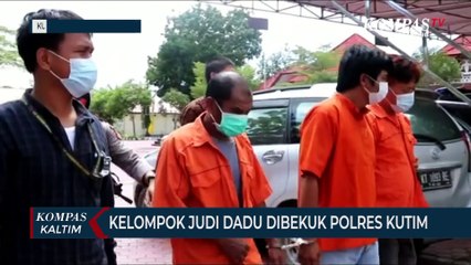 Kelompok Judi Dadu Dibekuk Polres Kutim