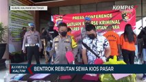 Dua Kelompok Bentrok Rebutan Sewa Kios Pasar