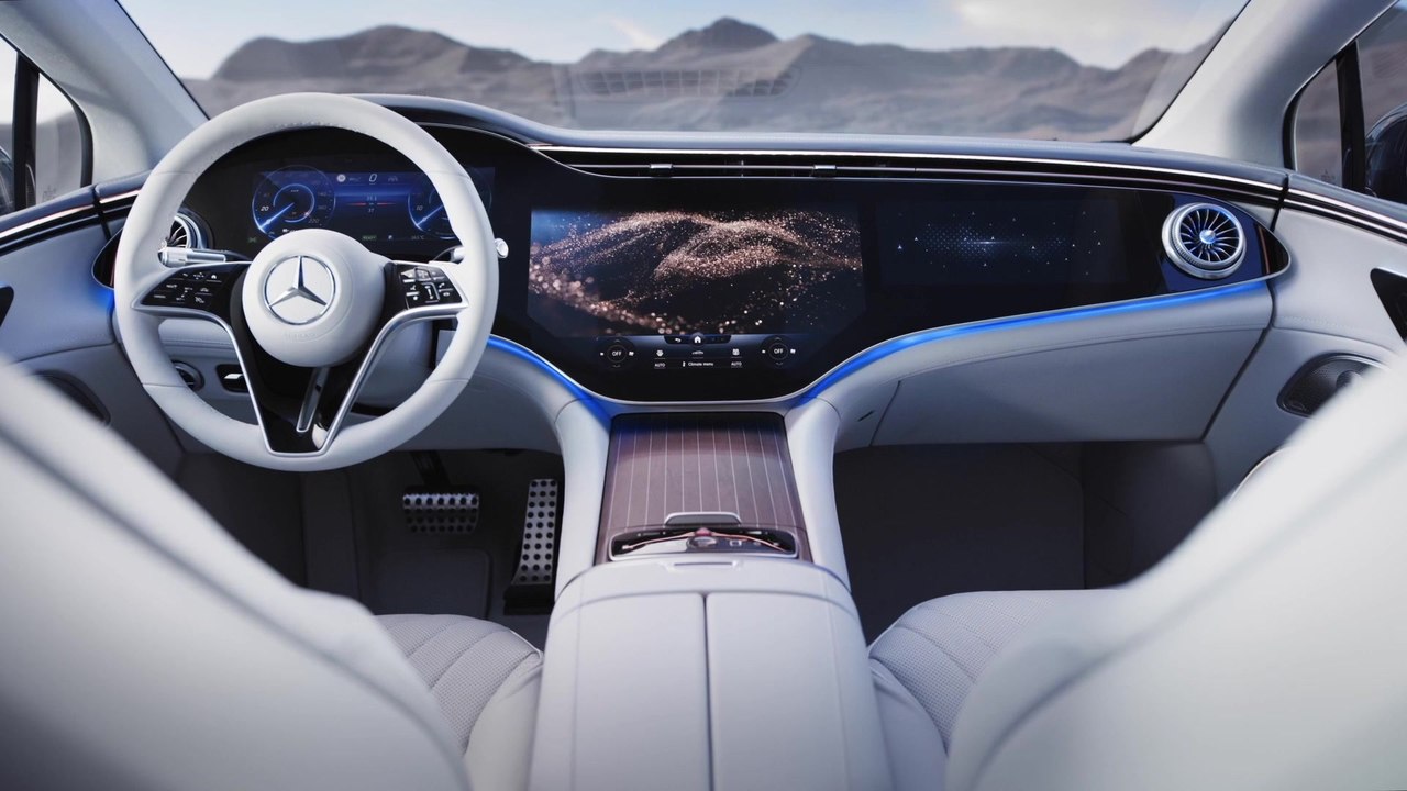 Der neue Mercedes EQS unter der Lupe - Sehen, Hören, Riechen, Fühlen