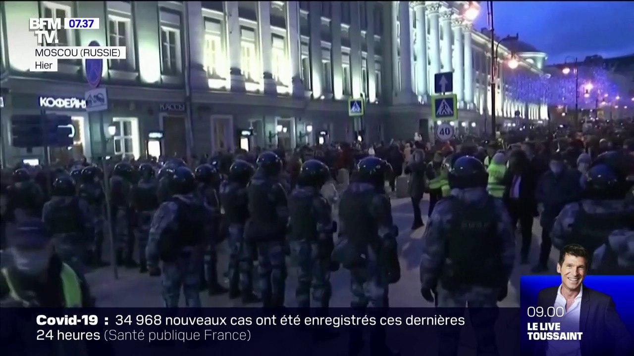 Russie: des milliers de personnes ont manifesté pour demander la libération d'Alexeï Navalny