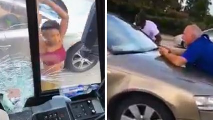 A&E|I Survived a Crime|Angry Woman SMASHES Bus Window|S1|E110