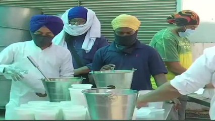 Noida gurudwara providing foods to covid patients