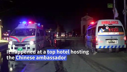 Deadly blast at Pakistan hotel hosting China ambassador