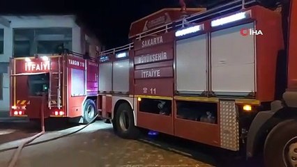 Sakarya’da balık lokantası alev alev yandı