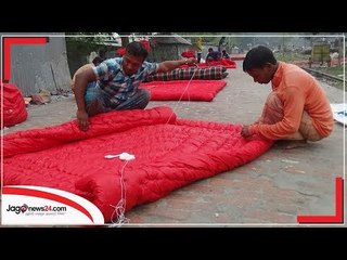 লেপ তোশকের কারিগররাও শীতের কবলে  | Jagonews24.com