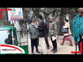 সচিবালয় এলাকায় হর্ন, ১৮ চালককে জরিমানা | Jagonews24.com